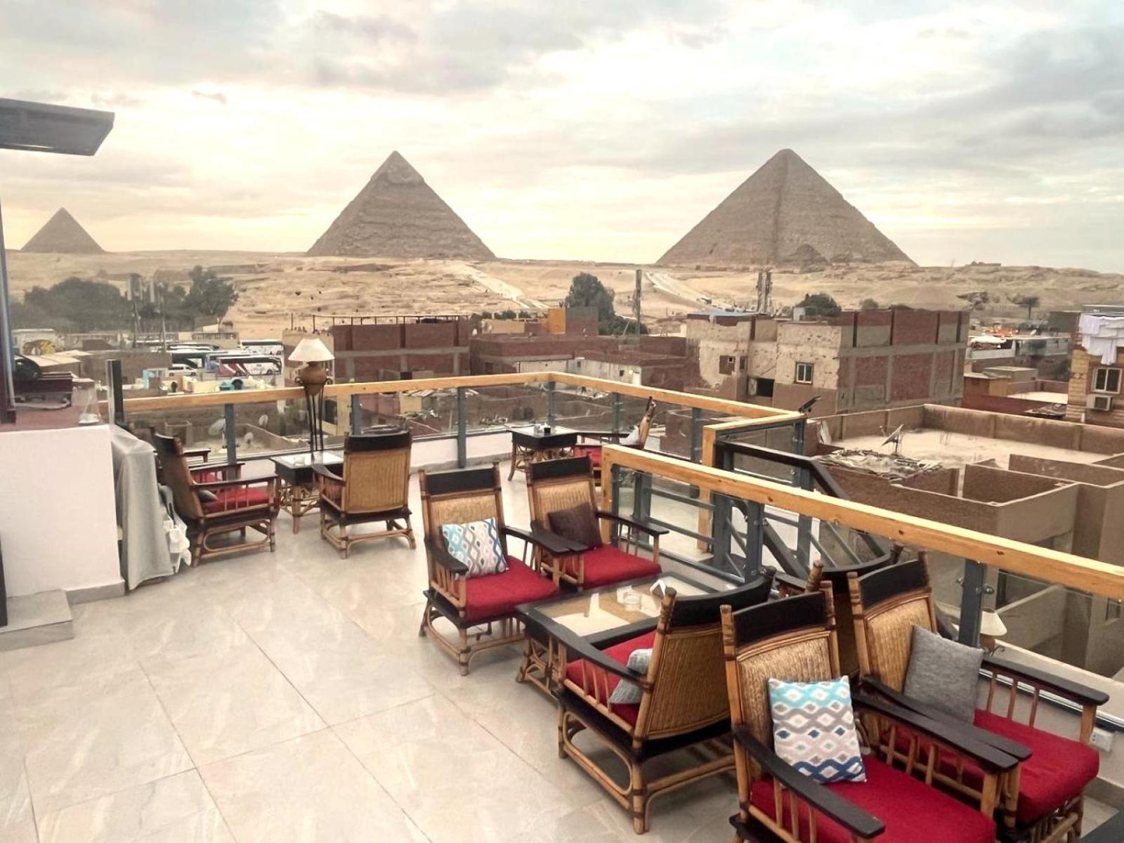 Nun Pyramids Inn Kafret el-Gabal Exterior foto